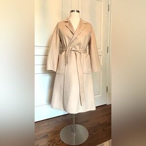 Robe Style Wool Coat